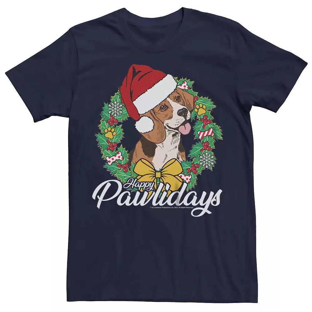 Men's A Dog's Purpose Happy Pawlidays Graphic Tee,  Product Image