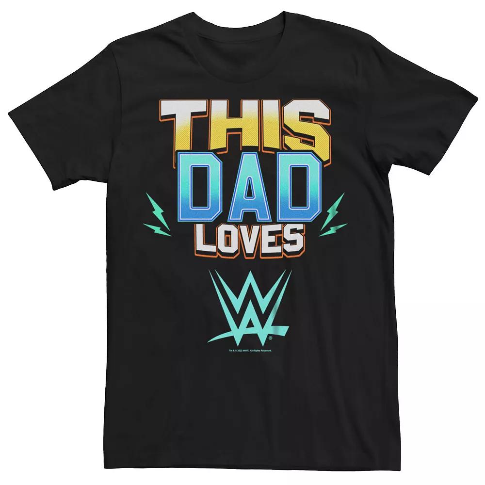 Big & Tall This Dad Loves WWE Graphic Tee, Men's,  Product Image