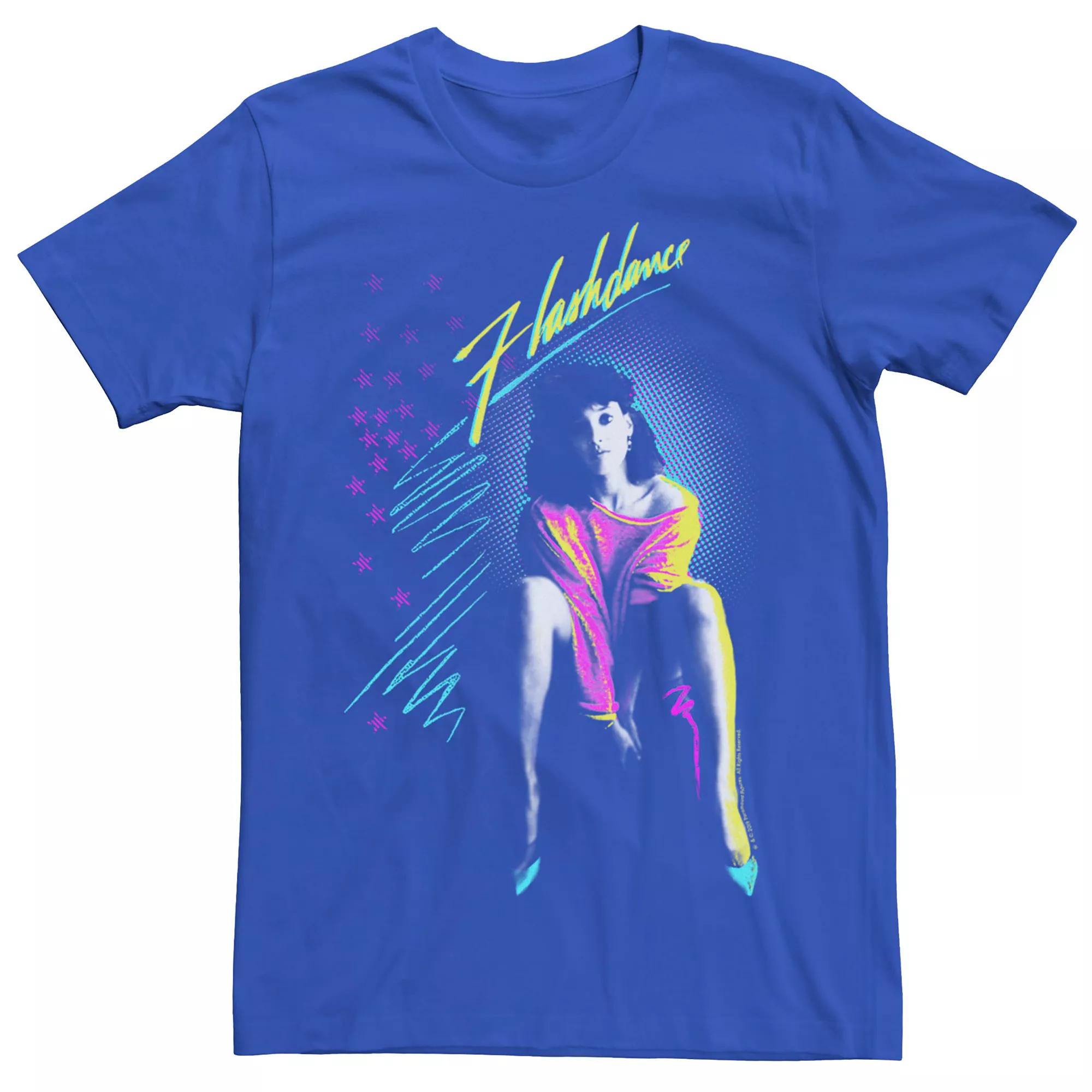 Men's Flashdance Alex Movie Logo Tee, Size: Medium, Royal Product Image