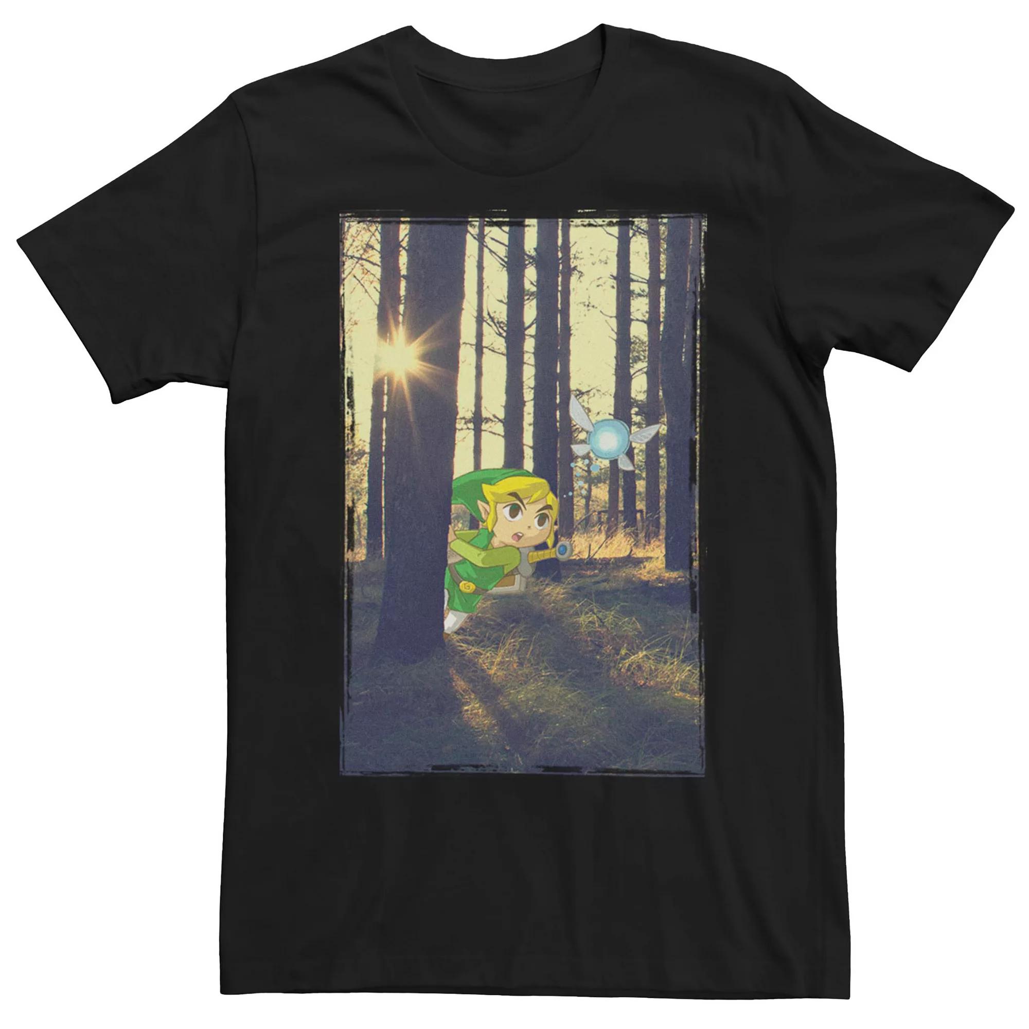 Men's Nintendo Legend Of Zelda Link & Navi Short Sleeve Tee,  Product Image