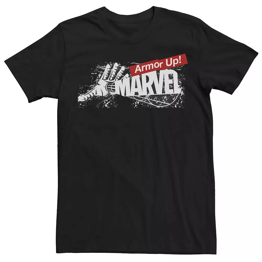 Men's Marvel Iron Man Armor Up! Arc Beam Logo Tee,  Product Image