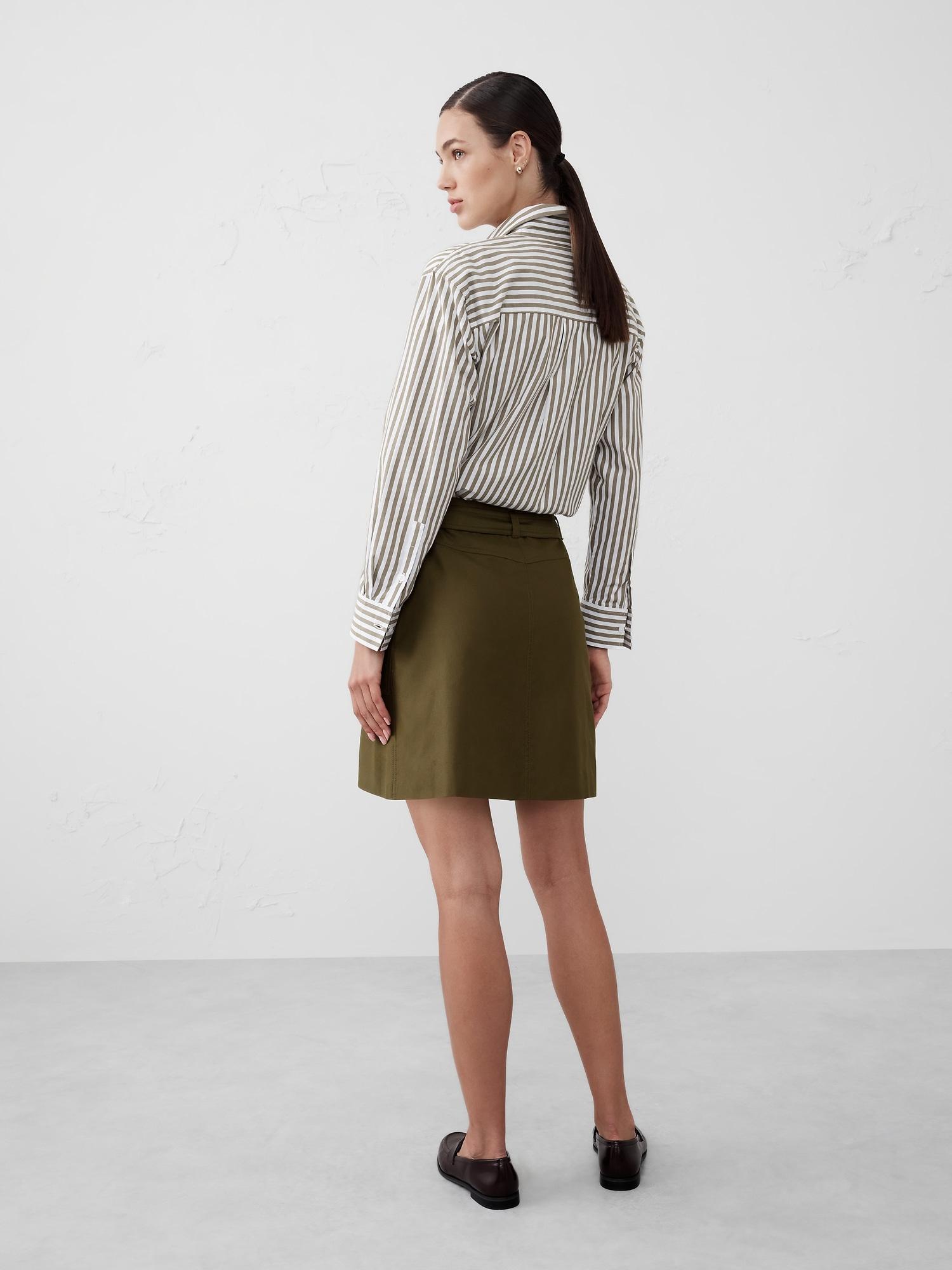 Twill Painters Mini Skirt Product Image