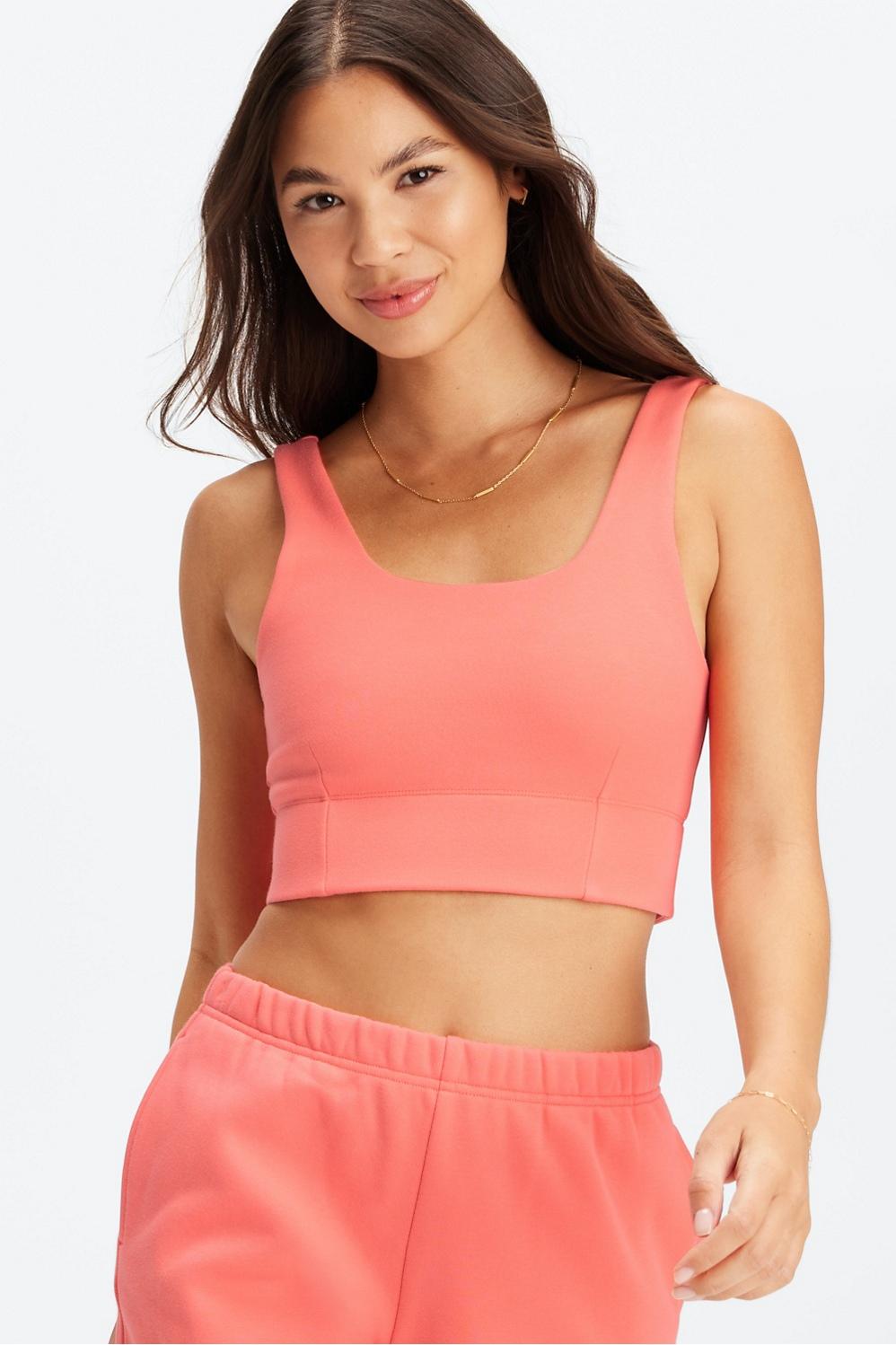 Fabletics Autumn Low Impact Sports Bra Womens pink Size XXL Product Image