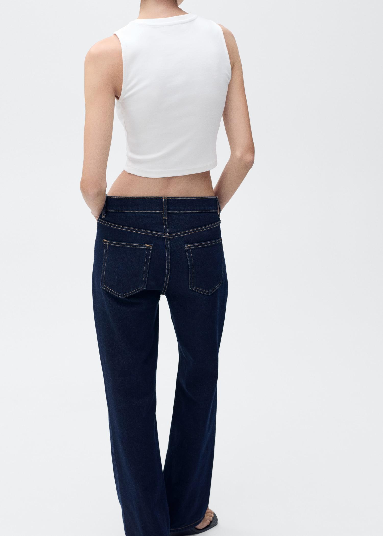 Cotton sleeveless cropped top - Women | MANGO USA Product Image