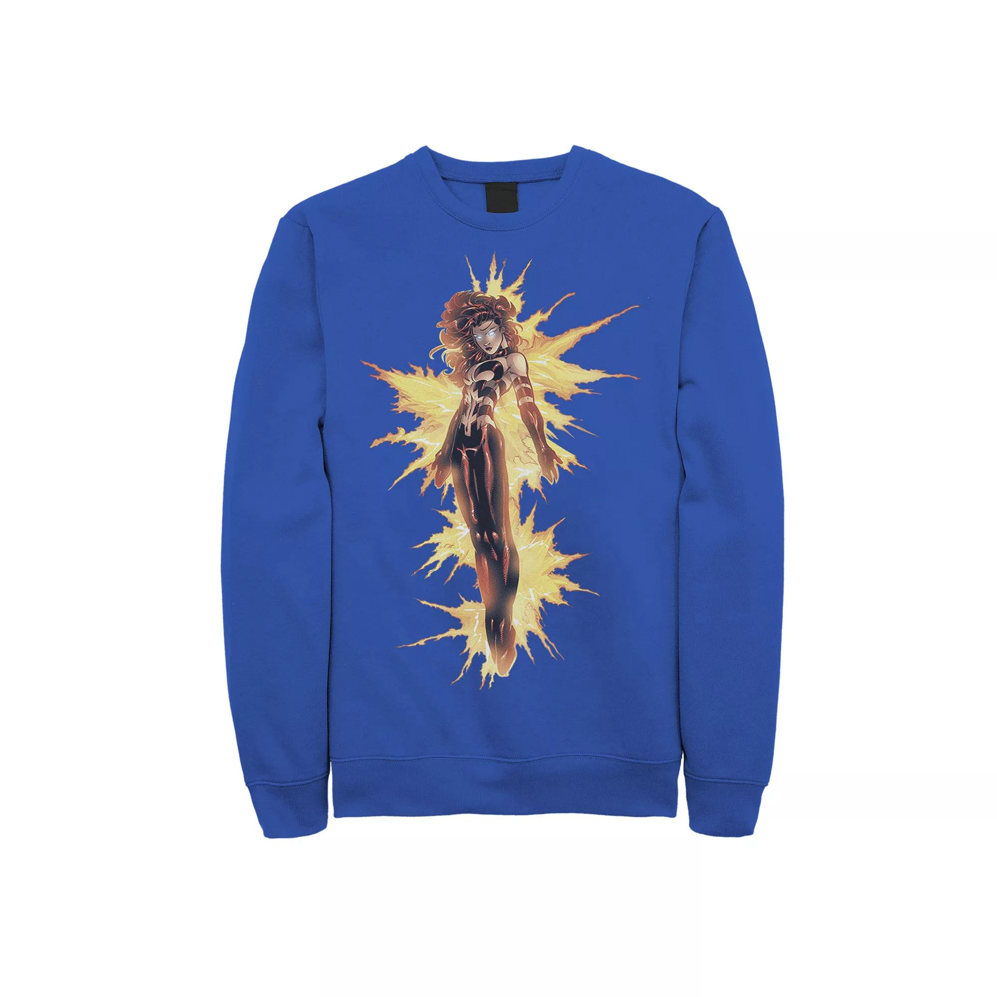 Men's DC Comics The Flash Symbol Fill Pose Sweatshirt, Size: Large, Red Product Image