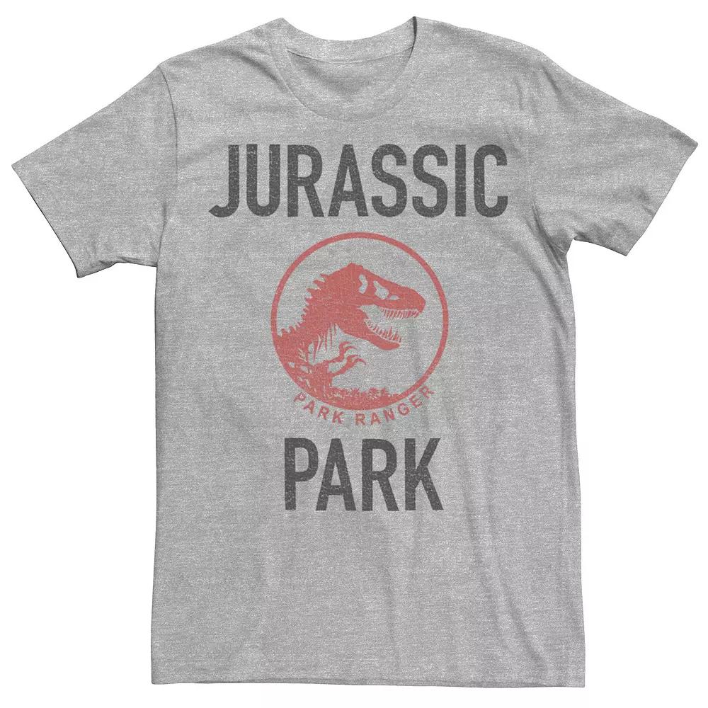 Men's Jurassic Park Jurassic Ranger Tee, Size: Medium, Athletic Grey Product Image
