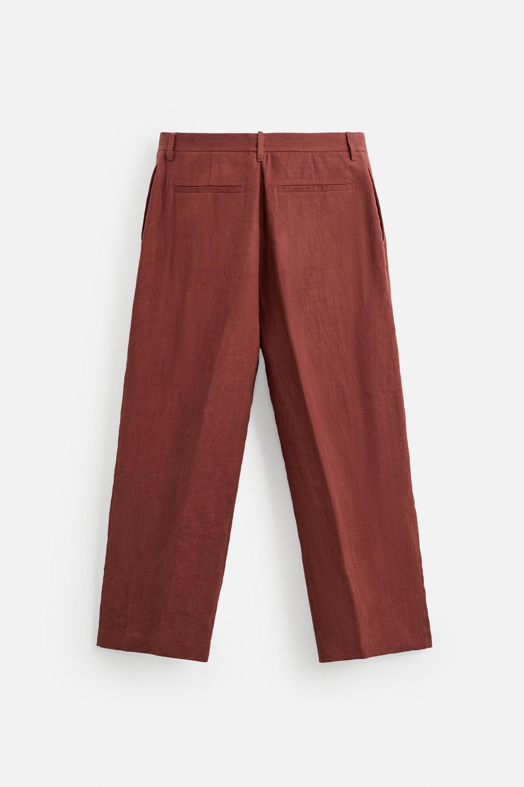 100% LINEN SUIT PANTS Product Image
