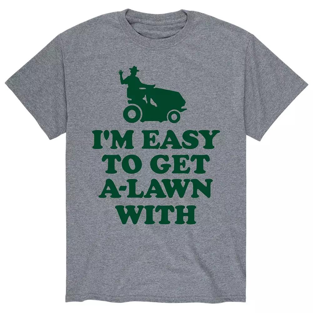 Men's "I'm Easy To Get A-Lawn With" Tee,  Product Image