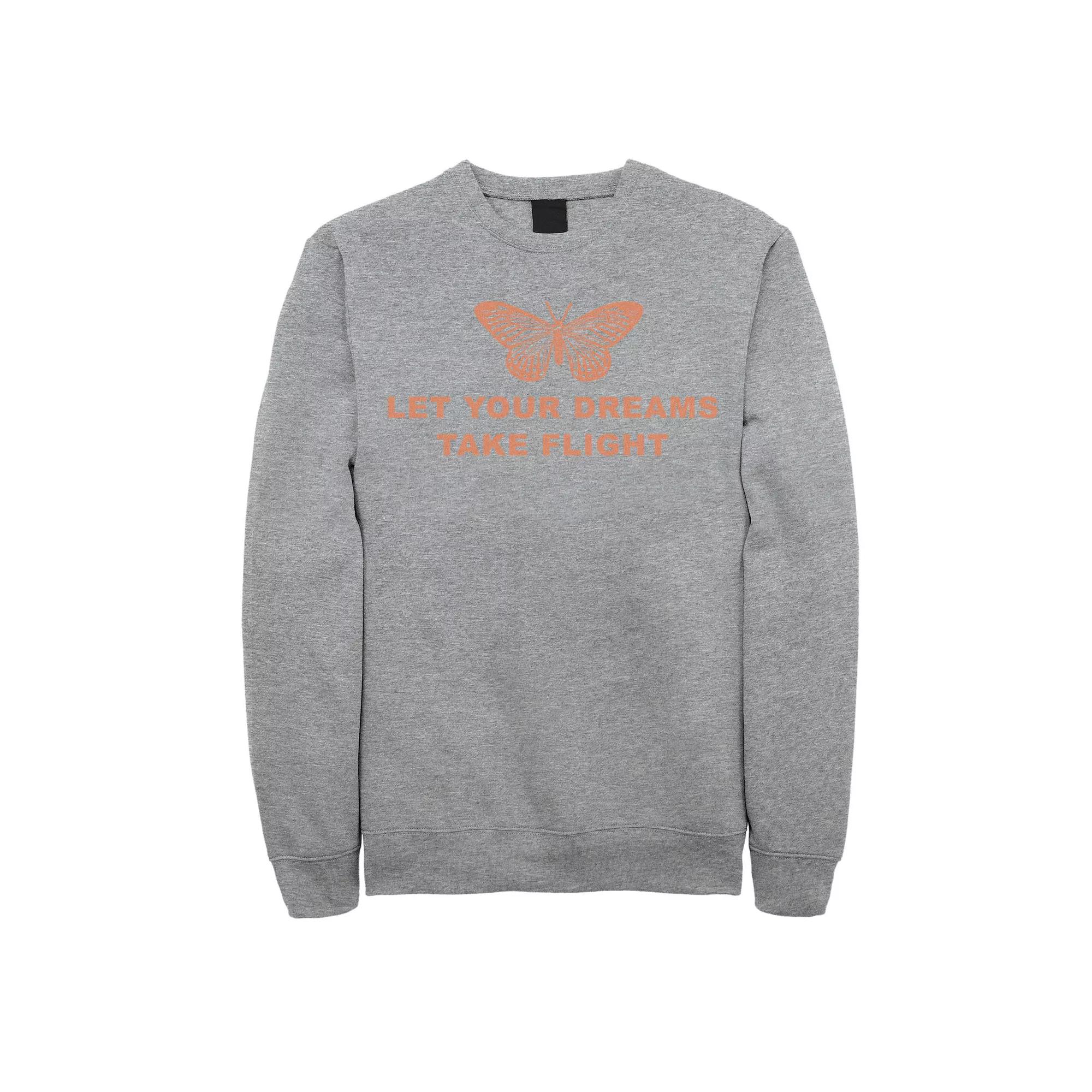 Men's Fifth Sun "Let Your Dreams Take Flight" Butterfly Sweatshirt,  Product Image