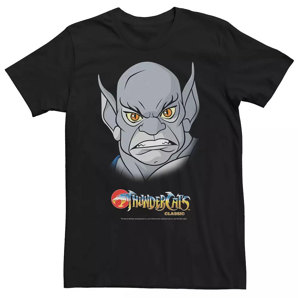 Men's ThunderCats Panthro Big Face Tee, Size: XL, Black Product Image