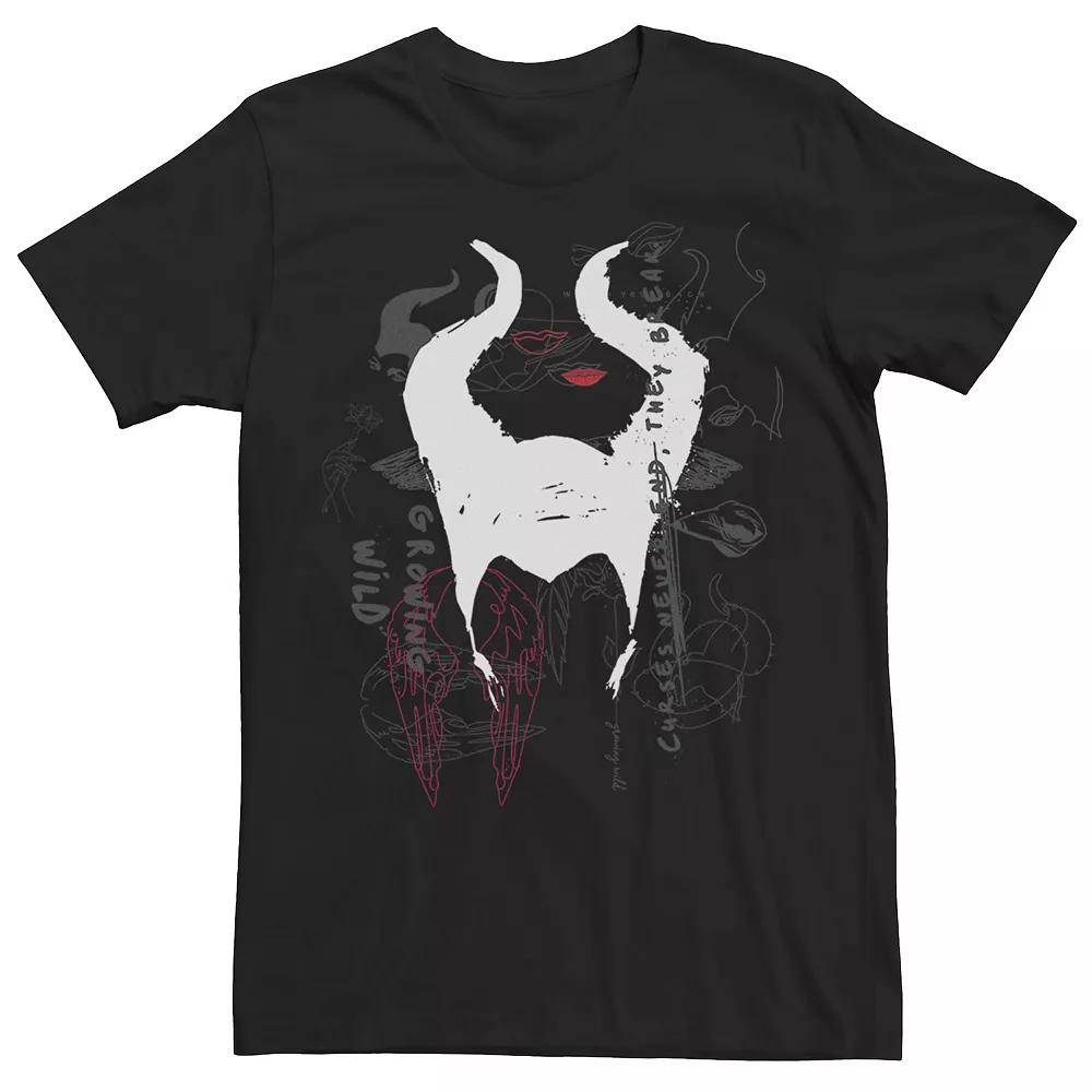 Disney's Maleficent Overlapping Emblems Men's Tee,  Product Image