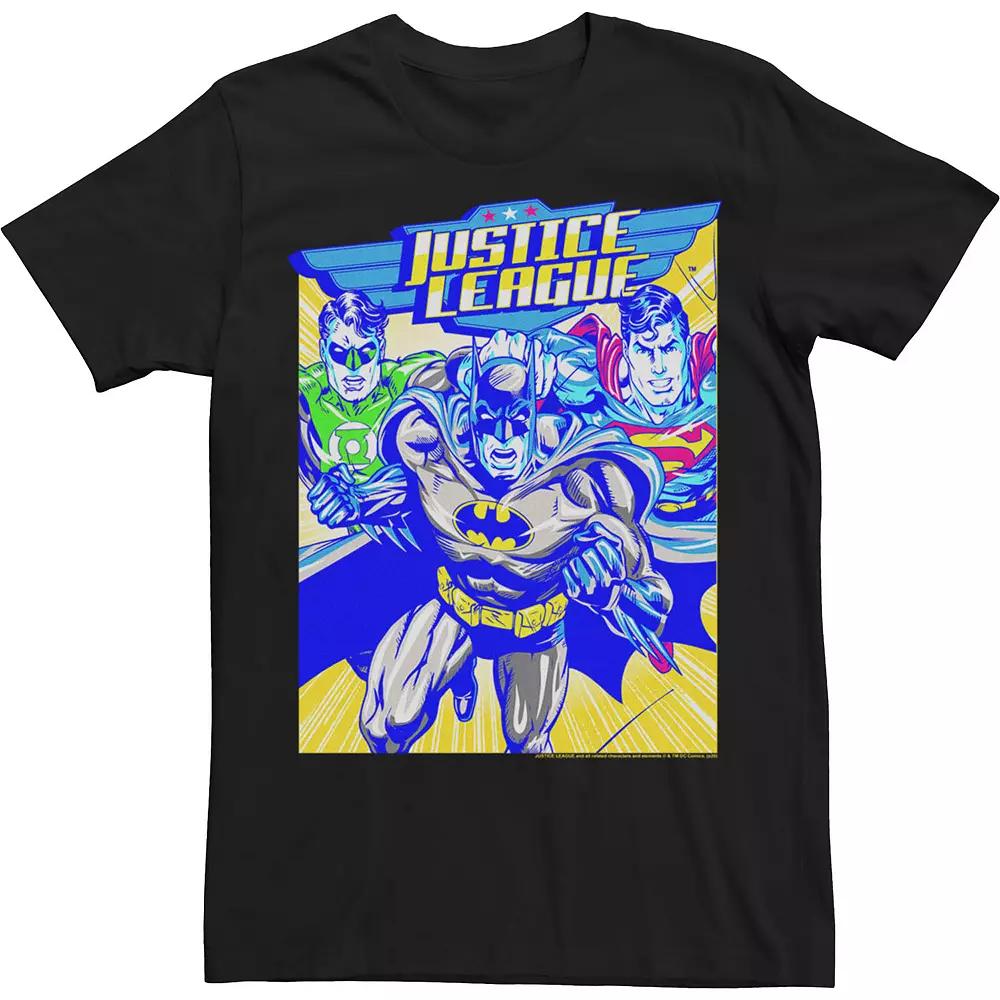 Men's Justice League Team Neon Tee,  Product Image