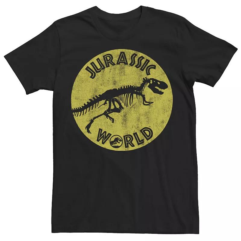 Men's Jurassic World Distressed Fossil Logo Tee,  Product Image