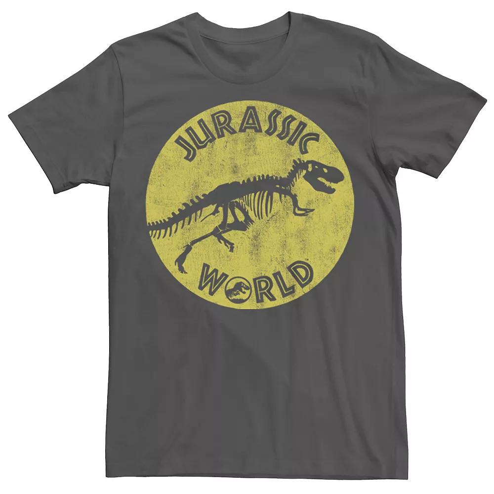 Men's Jurassic World Distressed Fossil Logo Tee,  Product Image