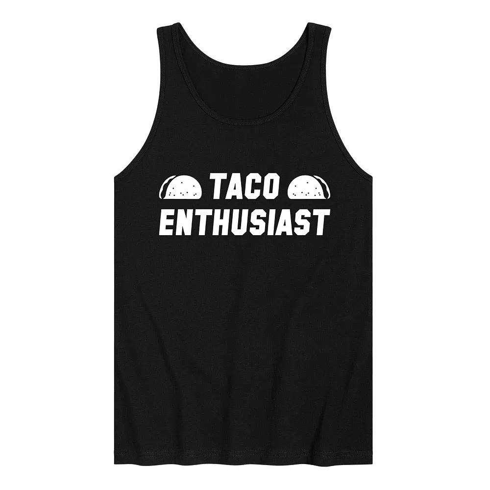 Men's Taco Enthusiast Graphic Tank Top,  Product Image