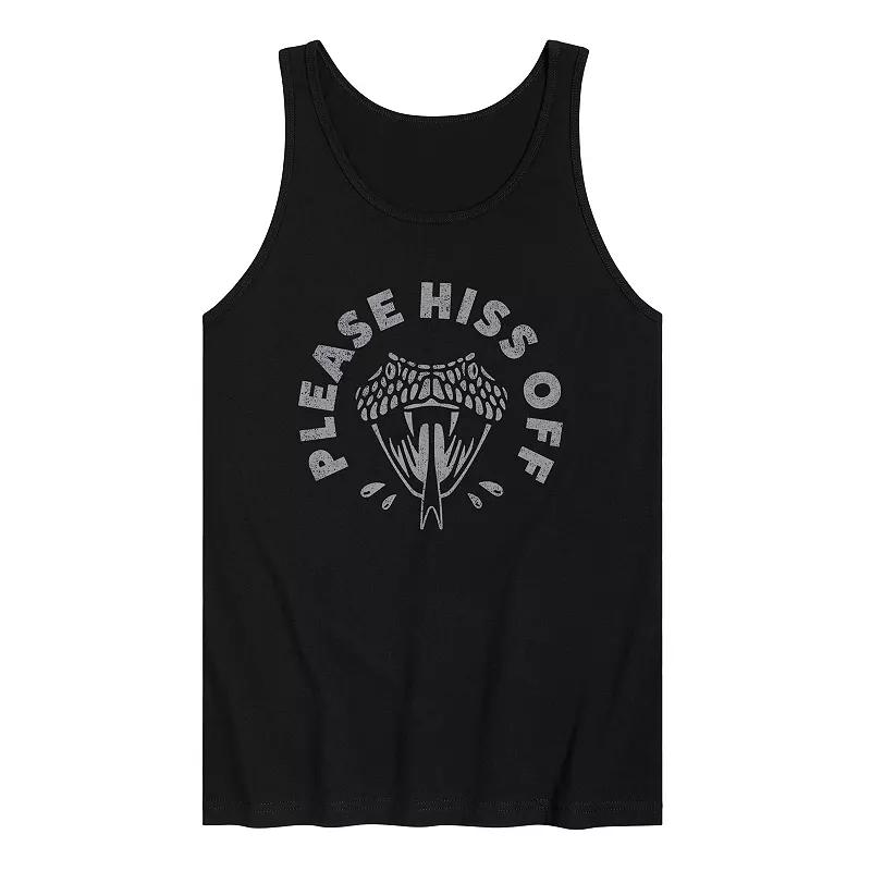 Men's Hiss Off Snake Graphic Tank Top,  Product Image