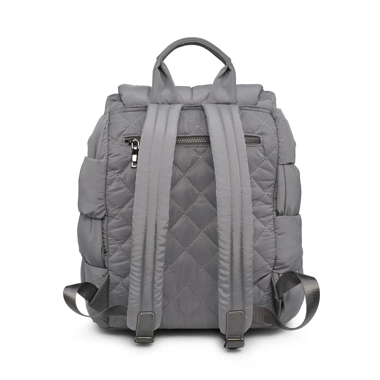 Quilted Woven Nylon Backpack Product Image
