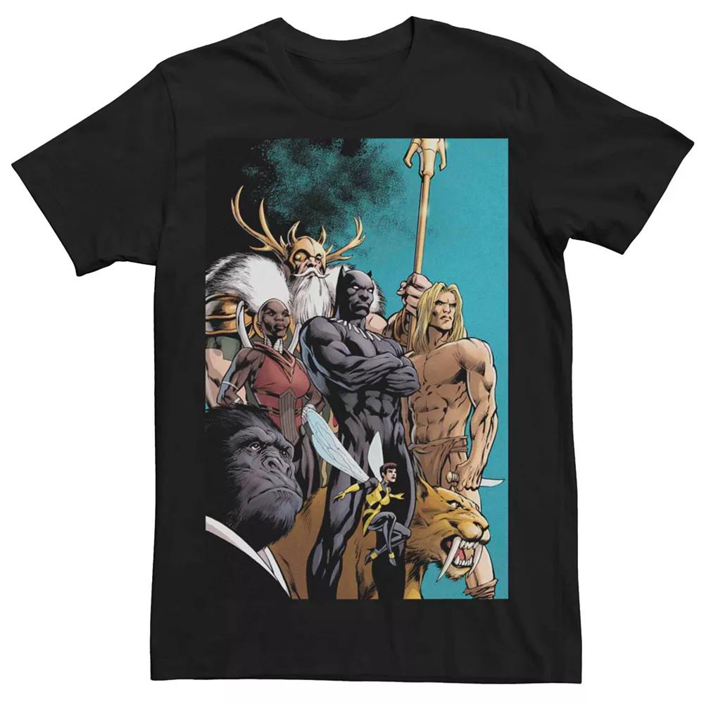 Men's Marvel Group Comic Cover Tee,  Product Image