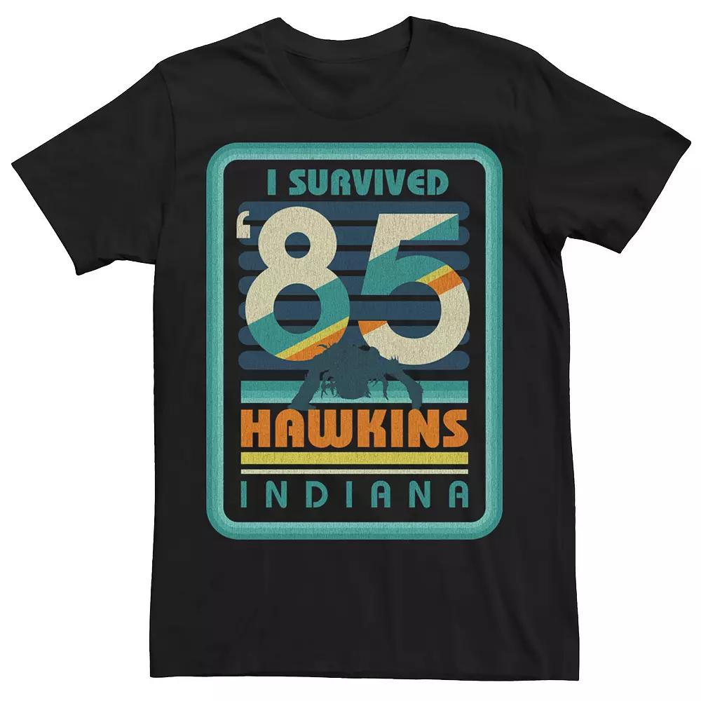 Men's Stranger Things "I Survived '85 Hawkins Indiana" Tee,  Product Image
