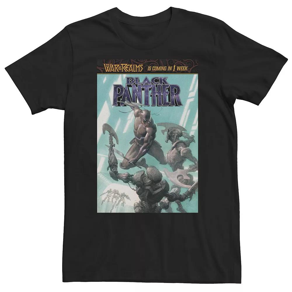 Big & Tall Marvel Comixology Black Panther Gathering Of My Name Comic Tee, Men's,  Product Image