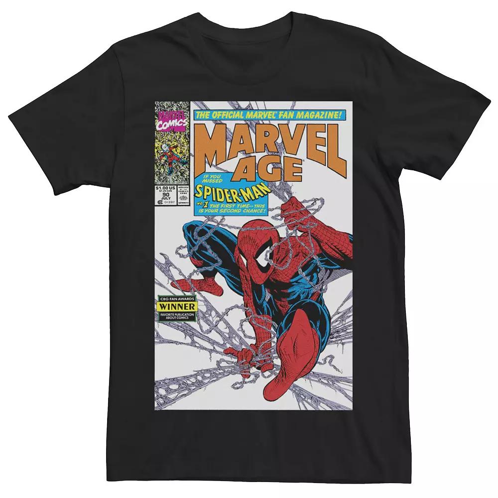 Men's Marvel Spidey Cover Graphic Tee,  Product Image