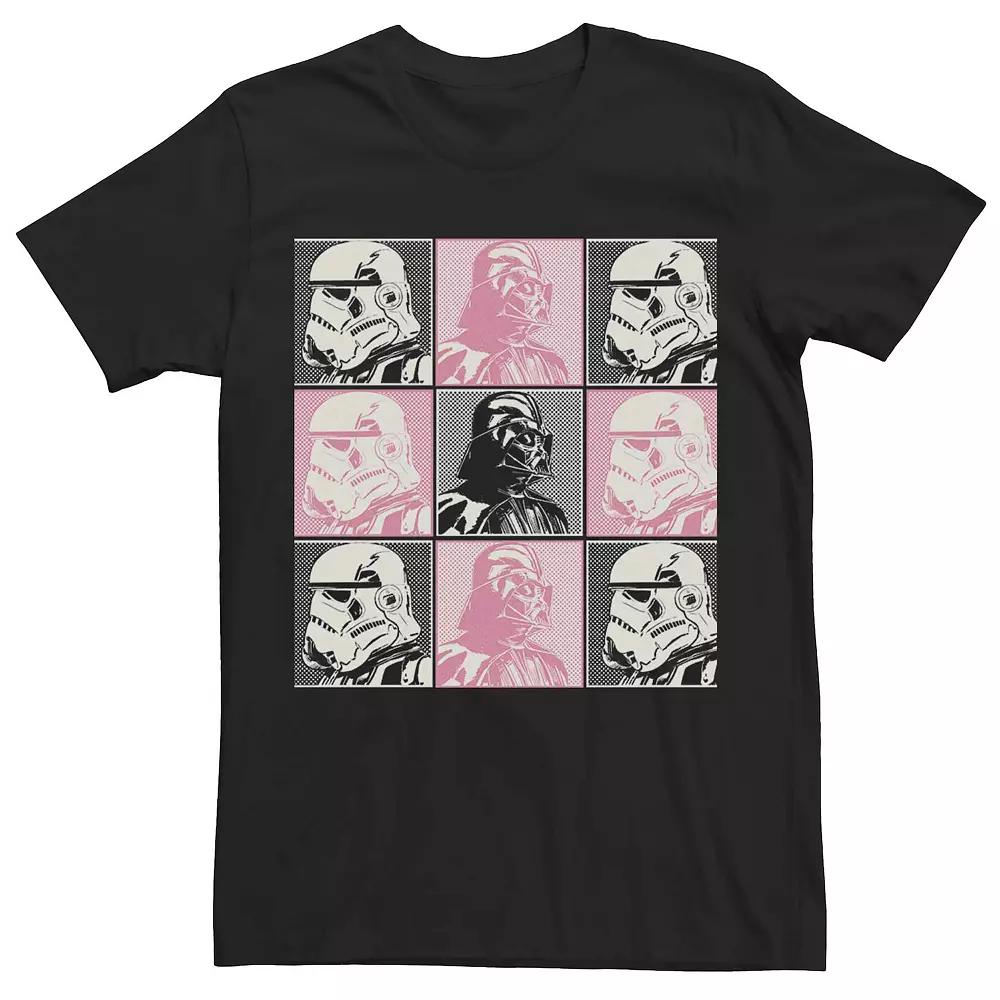 Men's Star Wars Darth Vader & Stormtrooper Tee, Size: 3XL, Black Product Image