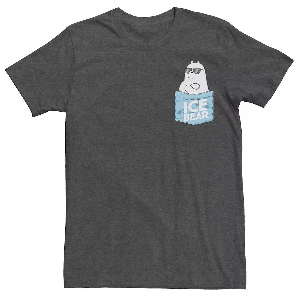 Men's Cartoon Network We Bare Bears Ice Bear Faux Pocket Tee, Boy's,  Product Image