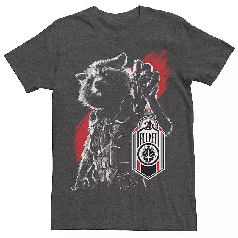 Men's Marvel Avengers Endgame Rocket Tee,  Product Image