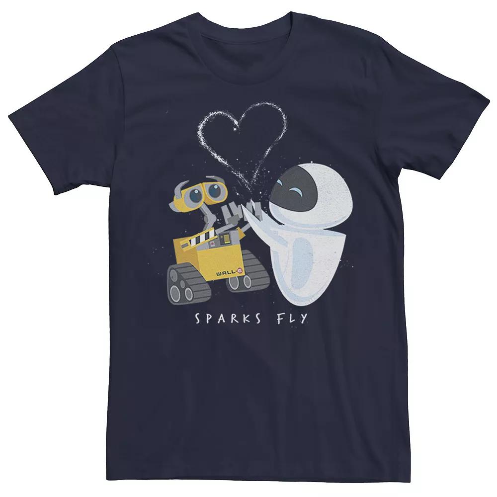 Big & Tall Disney / Pixar Wall-E & Eve Sparks Fly Portrait Tee, Men's,  Product Image