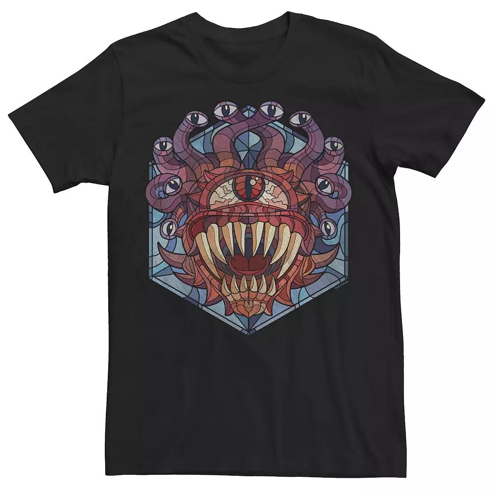 Men's Dungeons And Dragons Beholder Stained Glass Tee,  Product Image
