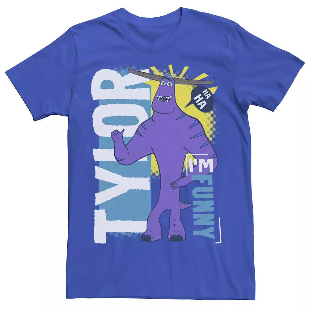 Disney / Pixar's Monsters At Work Tylor Men's Ha Ha Funny Tee,  Product Image