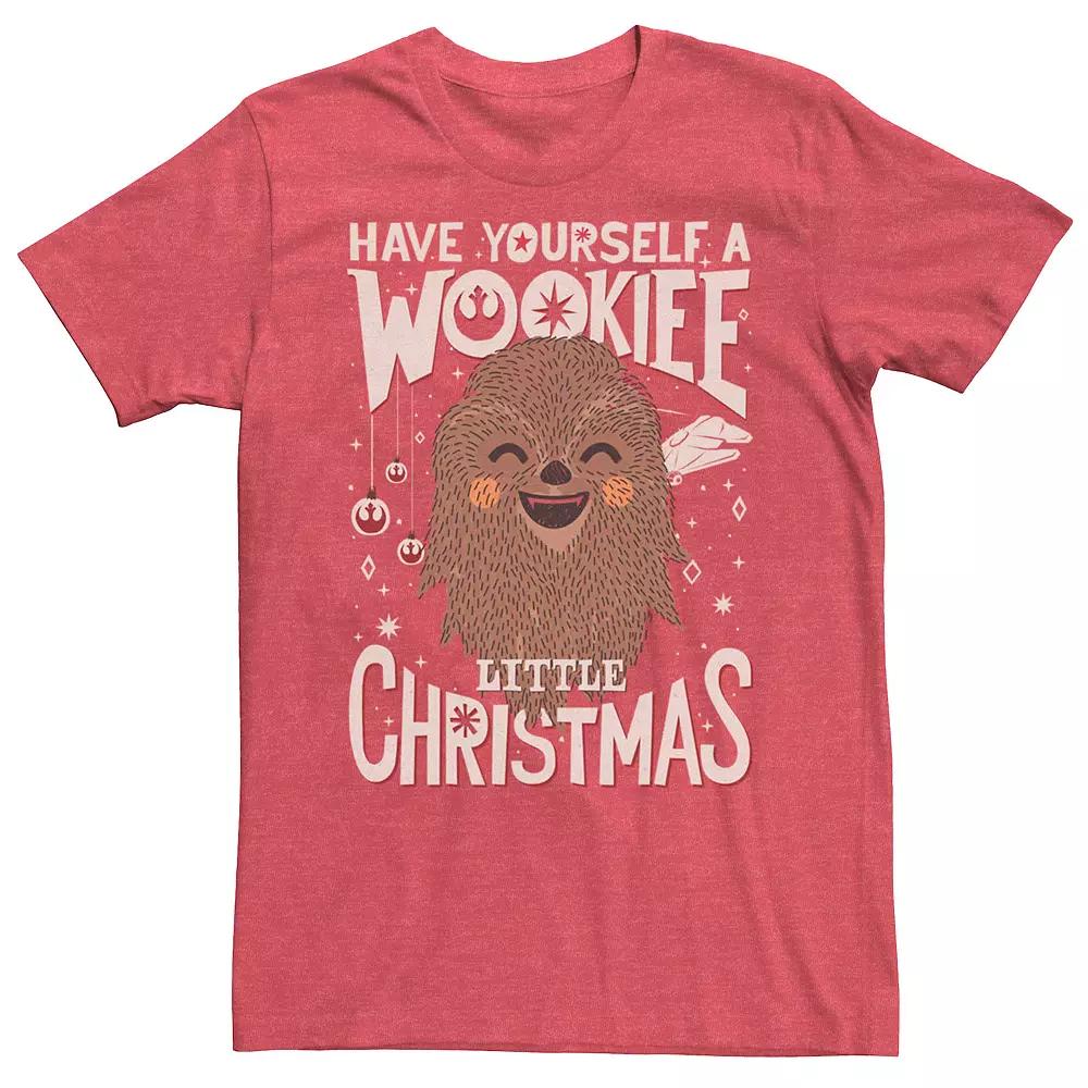 Men's Star Wars Wookiee Christmas Sketched Tee,  Product Image
