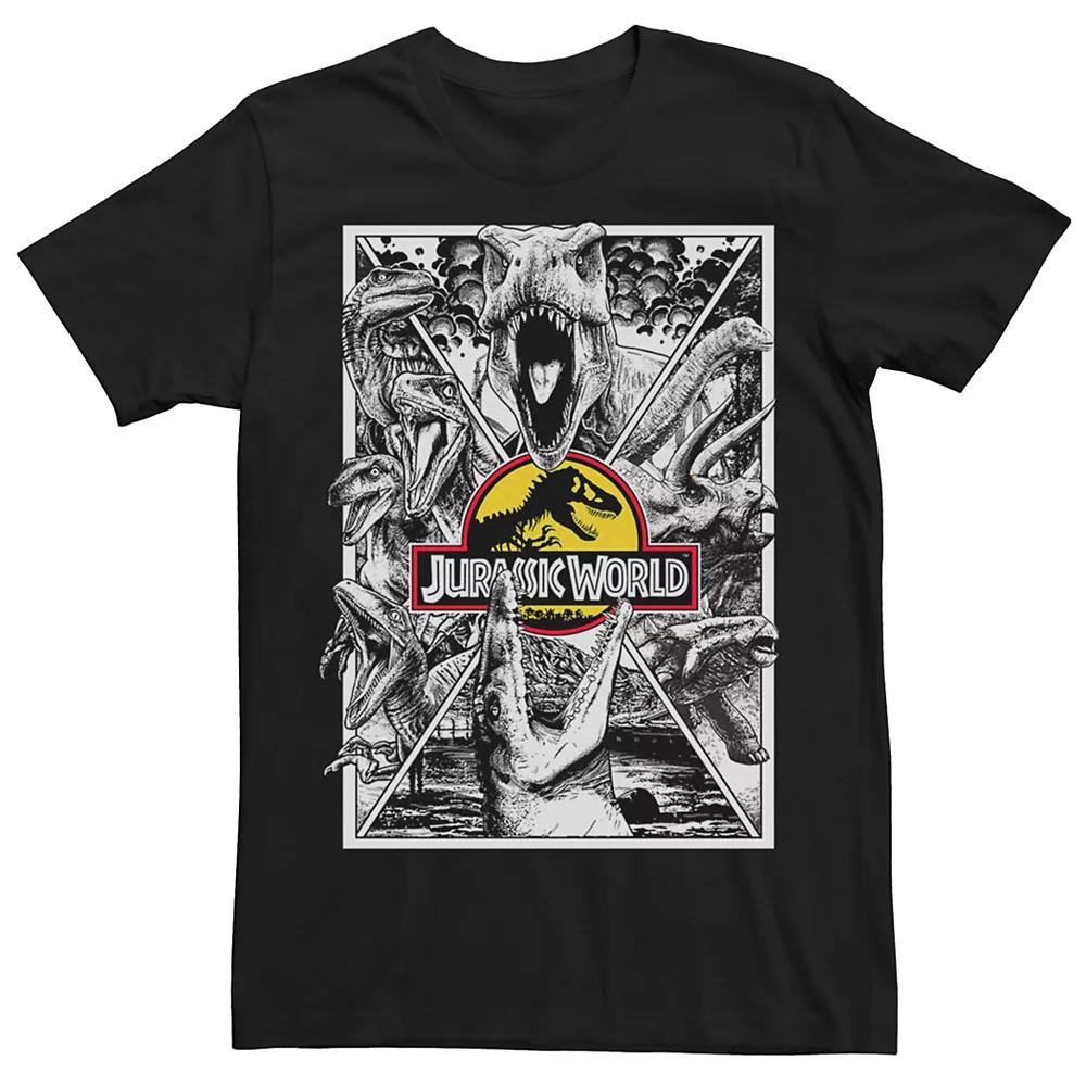 Men's Jurassic World Comic Dinos Tee,  Product Image