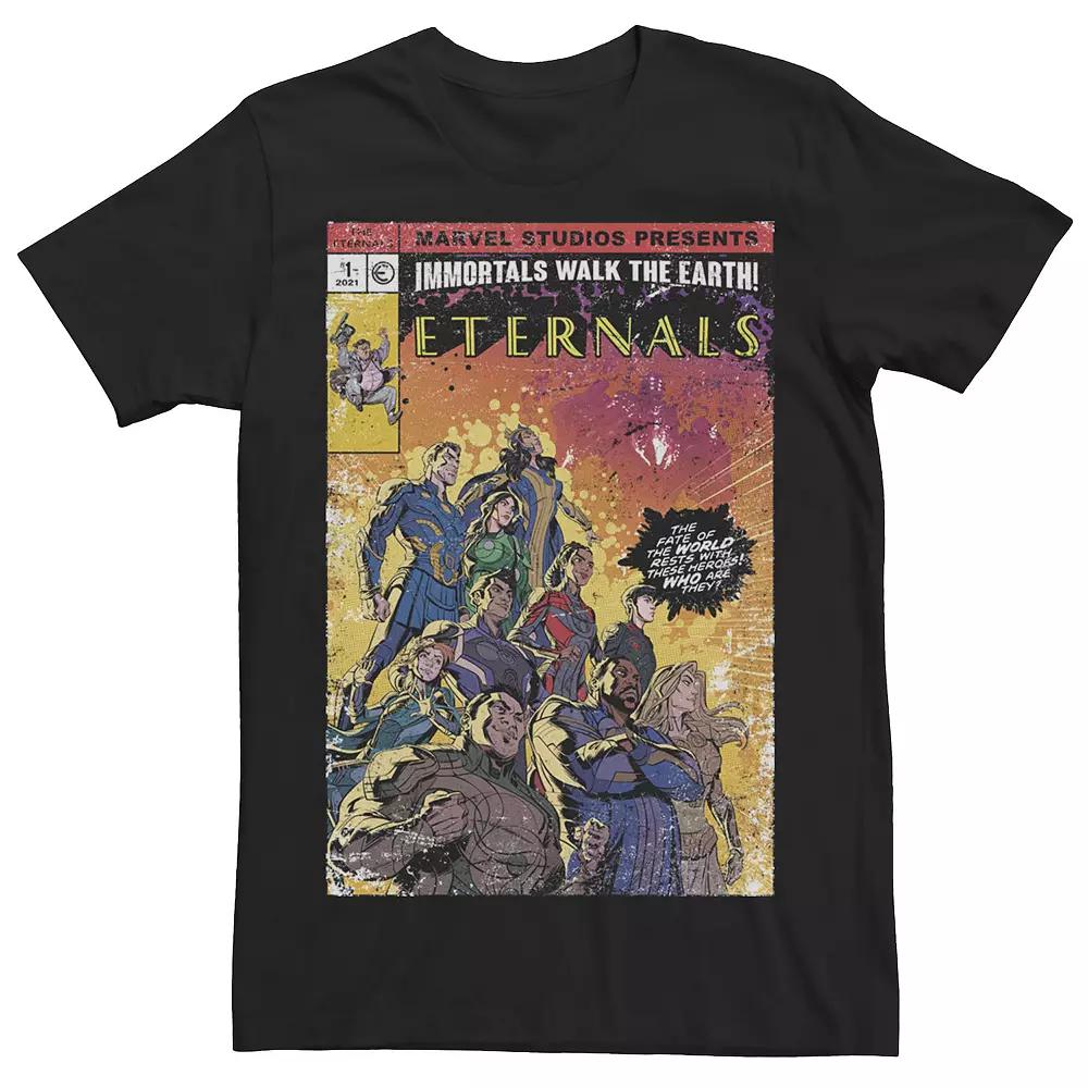 Men's Marvel Eternals Retro Distressed Comic Cover Poster Tee, Boy's,  Product Image