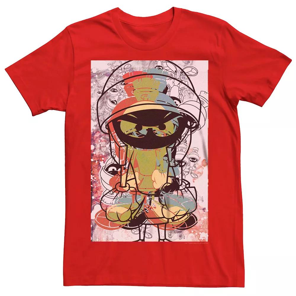 Men's Looney Tunes Marvin The Martian Composition Graphic Tee,  Product Image