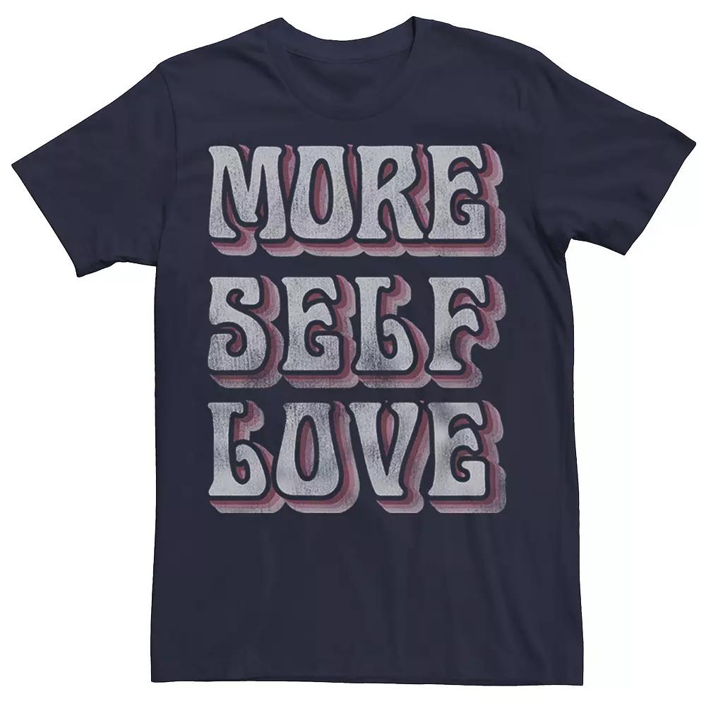 Men's Trendy Retro Self Love Tee,  Product Image