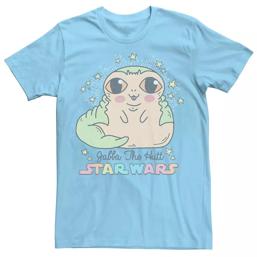 Men's Star Wars Cute Cartoon Jabba The Hutt Tee, Size: 3XL, Gold Product Image