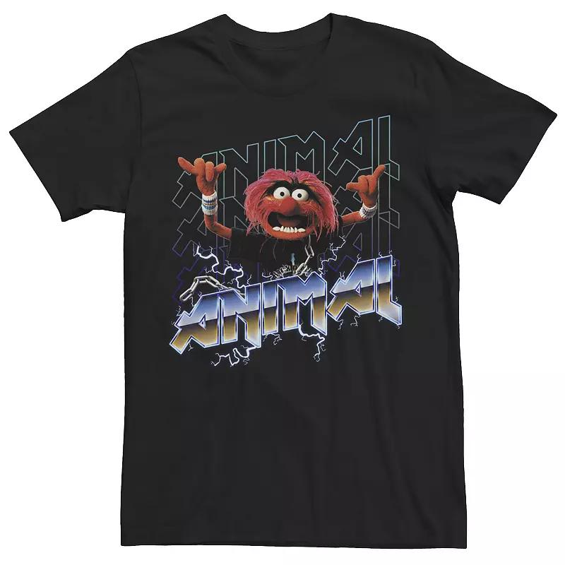 Men's Muppet Animal Metal Poster Tee,  Product Image