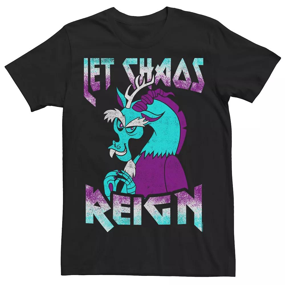 Men's My Little Pony Let Chaos Reign Tee, Size: Large, Black Product Image
