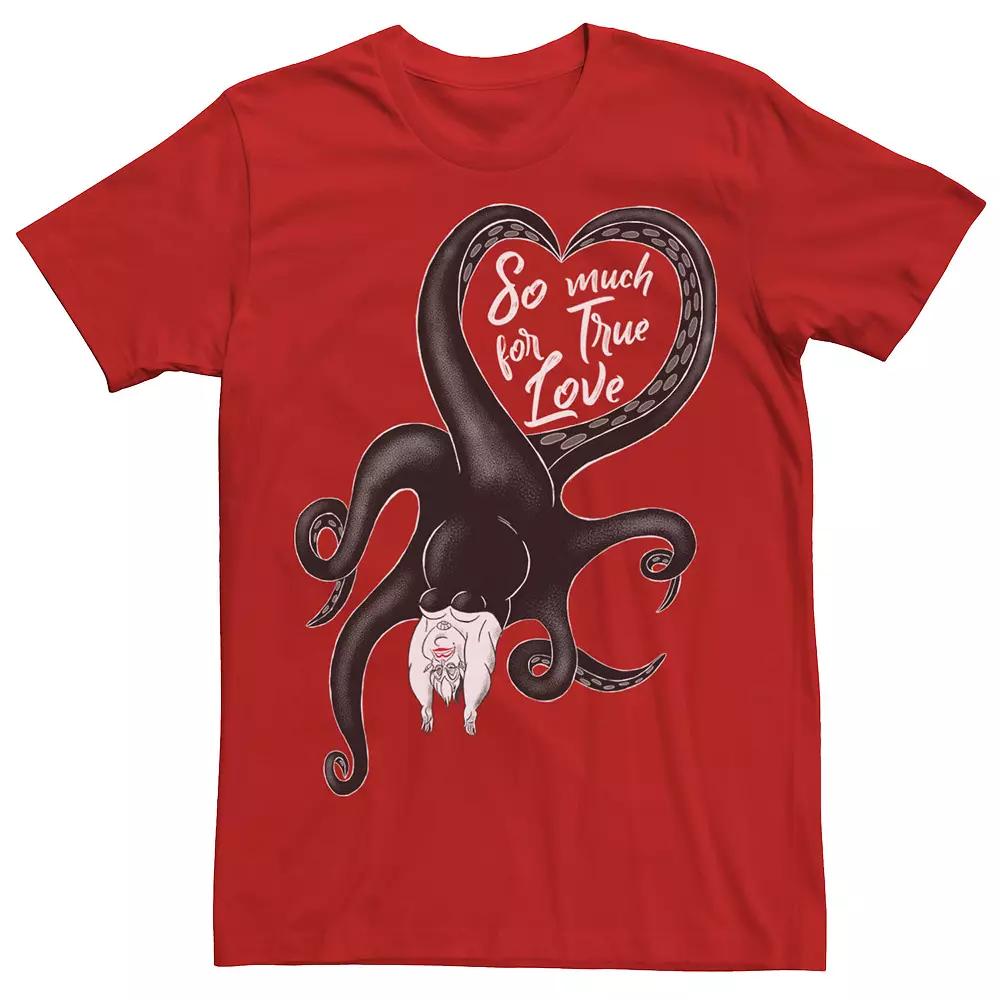 Disney's Villains Ursula True Love Men's Valentine's Day Tee,  Product Image