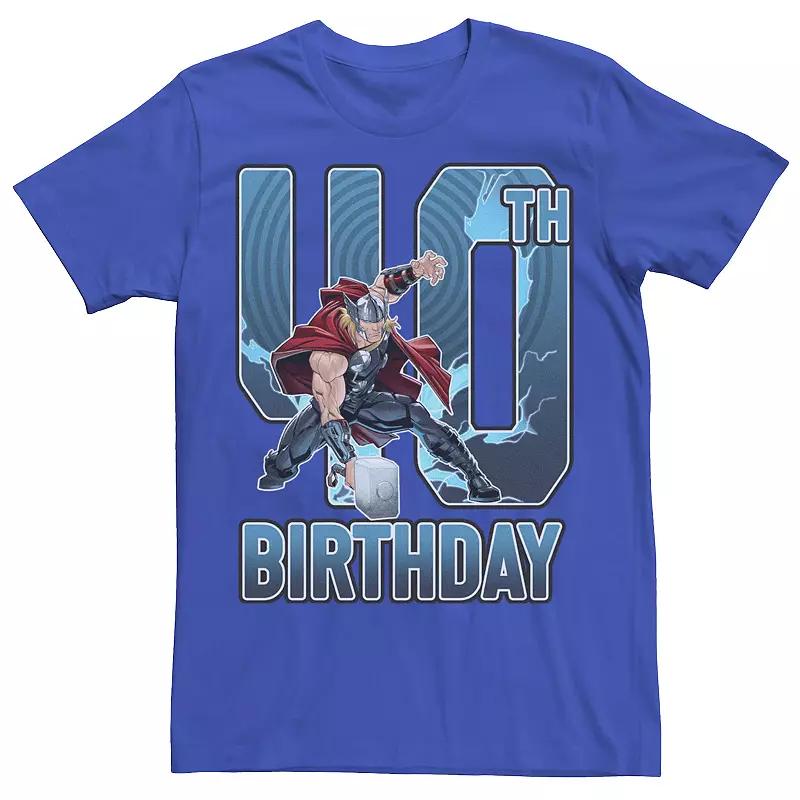 Men's Marvel Thor Hammer 40th Birthday Graphic Tee,  Product Image