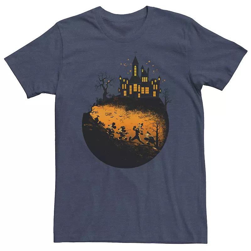 Big & Tall Disney Mickey And Friends Halloween Group Shot Tee, Men's,  Product Image