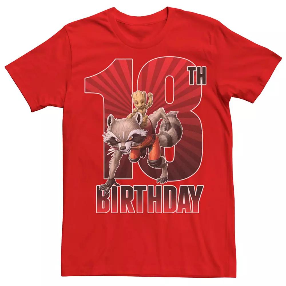 Men's Guardians of the Galaxy 18th Birthday Tee,  Product Image