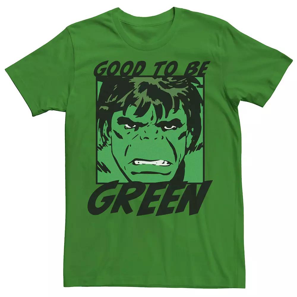 Men's Marvel Avengers St. Patrick's Day Hulk Good To Be Green Tee,  Product Image