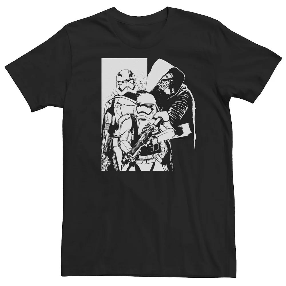Big & Tall Star Wars Half Line Villain Poster Tee, Men's,  Product Image