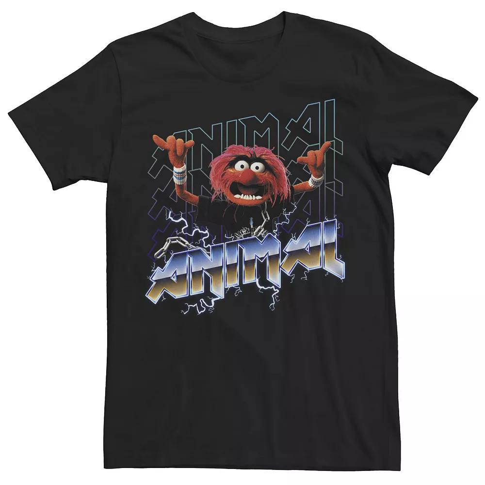 Men's Muppet Animal Metal Poster Tee,  Product Image