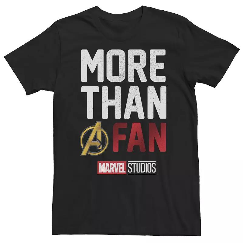 Big & Tall Marvel Studios More Than A Fan 10th Anniversary Tee, Men's,  Product Image