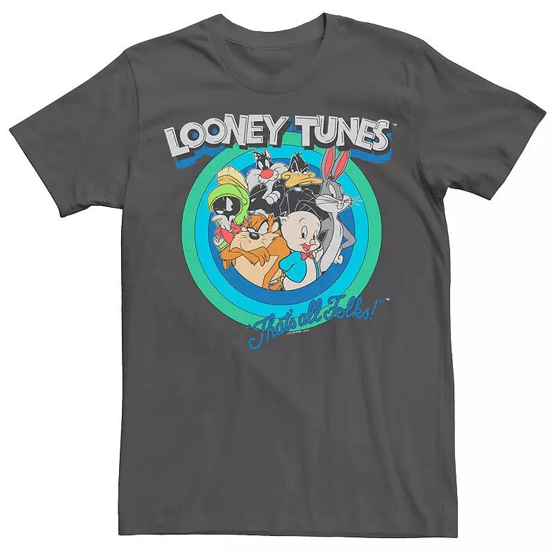 Big & Tall Looney Tunes Daffy Duck Stuck Between Saving Money Meme Tee, Men's,  Product Image