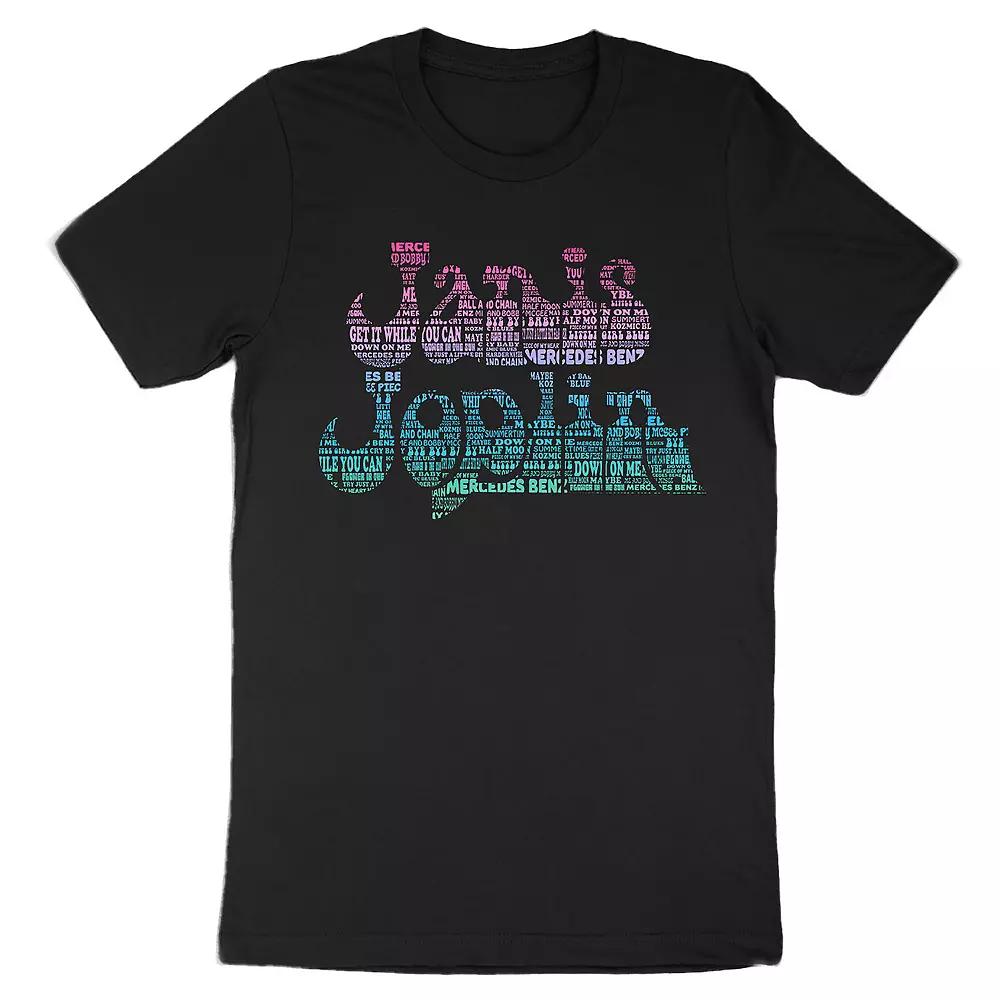 Men's Janis Joplin Tee, Size: Large, Black Product Image