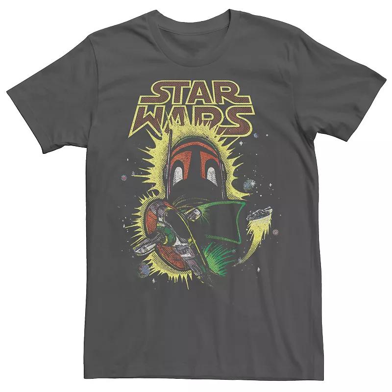 Men's Star Wars Boba Fett Space Ship Evasion Bold Tee,  Product Image